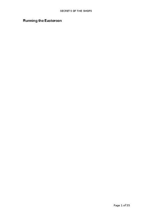 Secrets of the Smofs